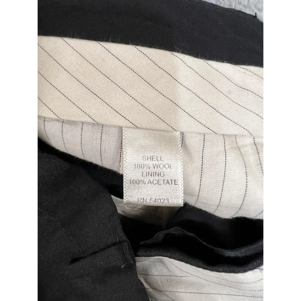 Banana Republic Pants Mens 33x30 (Tag 32x32) Gray 100% Wool Straight Dress